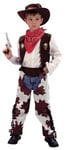 Bristol Novelty Cowboy Cow-Print Chaps Costume (L) Childs Age 7 - 9 Years Age 8 