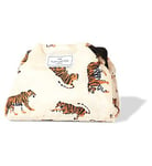 The Flat Lay Co. Neutral Tigers Full Size Flat Lay Makeup Bag