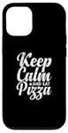 iPhone 12/12 Pro Keep Calm and eat Pizza Italian Case