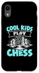 Coque pour iPhone XR Échecs Enfants Joueurs D'échecs