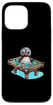 iPhone 13 Pro Max Billiards Penguin Hustler Pool Snooker Playing Pool Games Case