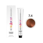 GLAMOUR Ammonia Free Hair Color Cream N. 7.4 Copper Blonde