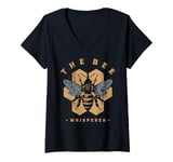 Womens The Bee Whisperer V-Neck T-Shirt