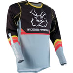 Crosströja moose racing - Agroid svart grå tröja medium polyester