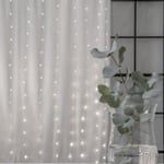 DEW DROP Ljusgardin 1*2m 200LED Varmvit/Silver