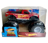 Hot Wheels Monster Trucks Oversized HW Racing Pickup Truck 1:24 Diecast RARE