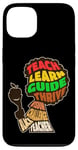 iPhone 13 Afro Teacher African American Inspirational Word Cloud Case