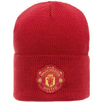 adidas MUFC Woolie Bonnet Homme, Reared/White, FR : Taille Unique (Taille Fabricant : OSFL)