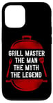 iPhone 12/12 Pro BBQ Smoker Grill Master The Man The Myth The Legend Badge Case