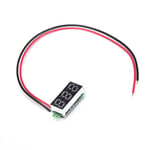 Mini Dc 2.4-30v Led Panel Voltage Meter 3-digital Display Voltme 白色 30*11.7*9.2（mm）