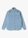 Stan Ray Western Cotton Denim Shirt, Stonewashed