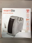 Warmlite 2KW hot  cold White Fan Heater Upright/Flatbed Portable Heating