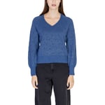 Pull Vila  VITULI L/S V-NECK GLITER KNIT TOP/PB 14098057