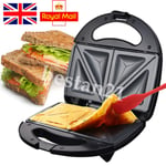 Toastie Maker 2 Slice Sandwich Toaster Non-Stick Machine Easy Clean 750W UK