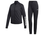 adidas Women WTS New Co Mark Track Suit - Black/Black/White, Large/Small