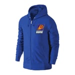 KJX Sweat Suns Basketball Sweat à Capuche pour Hommes, Sweat-Shirt à glissière à glissière à glissière de la Fermeture à glissière Unisexe Casual pour garçon Adulte de v Blue-XXL