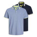 Jack & Jones Paulos Polo shirts SS Men (2-pack) - L