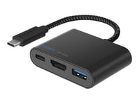 Cygnett LightSpeed USB-C to USB-A HDMI & USB-C Hub - Adaptateur vidéo externe - USB-C - HDMI