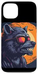 Coque pour iPhone 13 Loup-garou amusant avec lunettes de soleil pour les amateurs de loups-garous