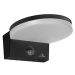 Maclean MCE344 B Lampe LED à détecteur de mouvement détecteur de mouvement PIR noir 15W IP65 1560lm blanc neutre (4000K)