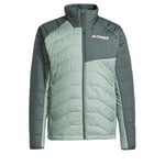 adidas Men's Terrex Multi Synthetic Insulated Jacket, Silver Green/Legend Ivy, XS