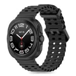 Samsung Galaxy Watch Ultra Tech-Protect Iconband Pro TPU Reim... Svart