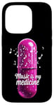 Coque pour iPhone 14 Pro Music is my Medicine for Music Lovers for a Music Lover