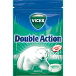 Vicks Halstablett Double Action Eucalyptus Sockerfri 72 gram