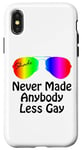 Coque pour iPhone X/XS Shade Never Made Anybody Less Gay Pride Lesbian LGBT LGBTQ