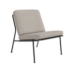 DUX - Domus Chair Steel, Prisgrupp 2 Linara, 2494/438 Mushroom - Lenestoler - Alf Svensson - Svart - Lær/Metall/Skum