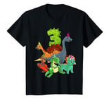 Youth Dinos 3rd Birthday Boys & Girls 3 Years Old Dino T-Shirt