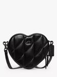 Coach Heart Quilted Cross Body Bag