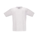 B and C Collection B&C Exact 150 /kids - T-shirt - Ash - 12-14