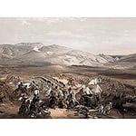 Simpson Crimean War Battle Balaklava Cavallerry Illustration ungerahmt Wandbild Kunstdruck Poster Home Decor Premium