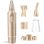 Tondeuse Nez, USB Rechargeable Tondeuse Nez, Professionnelle 3-en-1 Coupe Précise, Sans Douleur - Multifonction pour Nez, Oreilles, Sourcils, Barbe, Corps - Longue Autonomie - pour Hommes et Femmes