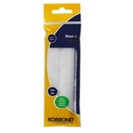 Korbond Hook And Loop Press White Tape Easy Iron On Fabric Repair 2cm X 50cm