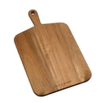 Cole & Mason Barkway Medium Chopping Board with Handle, Double Sided Wooden Board/Cutting Board/Serving Board, Acacia Wood, (L) 460 mm x (W) 270 mm x (D) 20 mm, Not Suitable for The Dishwasher