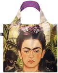 LOQI Frida Kahlo Sac recyclé pour autoportrait avec coccinelle et nœud de Thorn