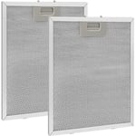 Gabrielle - 2 pièces Filtre à Graisse Métallique pour Hotte Aspirante 320x260mm,Filtre en Maille Accessoire Hotte Aspirante pour Hottes de Cuisine