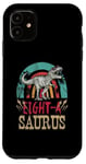 Coque pour iPhone 11 Dinosaure pour enfant de 8 ans - 8e anniversaire - Rex Dino Huit Saurus