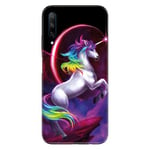 Coque pour Huawei Honor 9X Licorne Arc en Ciel