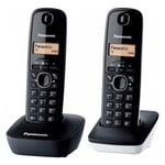 Panasonic Langaton Lankapuhelin Dect Duo Pack Musta