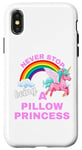 iPhone X/XS Fun Graphic-Never Stop Being A Pillow Princess Case