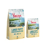 12 kg + 2 kg kaupan päälle! 14 kg Purizon-koiranruokaa - Large Puppy Chicken & Fish