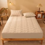 Shining House - Surmatelas 180x200cm Memoire de Forme, Fibre de Rafraichissant sur Matelas 2 Personnes 180x200cm avec Poche Extra Profonde(Taie