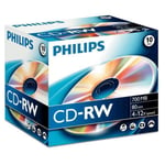 Philips 8710101710242 CD vierge CD-RW 700 Mo 12x 10 pièce(s)