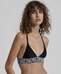 One Teaspoon Ivy Bralette Bra Top Size XSCD C/D Cup BNWT RRP $98.95 Black/White