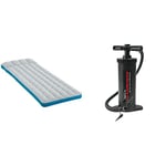 Intex Matelas Camping Gonflable - 1 pers & gonfleur à Main