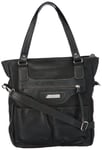 s.Oliver (Bags Casual Pocket 39.310.94.8875 Sac Cabas pour Femme 31 x 34 x 10 cm (l x H x P), Noir 9999, 31x34x10 cm (B x H x T)