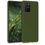 kwmobile TPU Case Compatible with Samsung Galaxy S10 Lite - Case Soft Slim Smooth Flexible Protective Phone Cover - Grassy Green